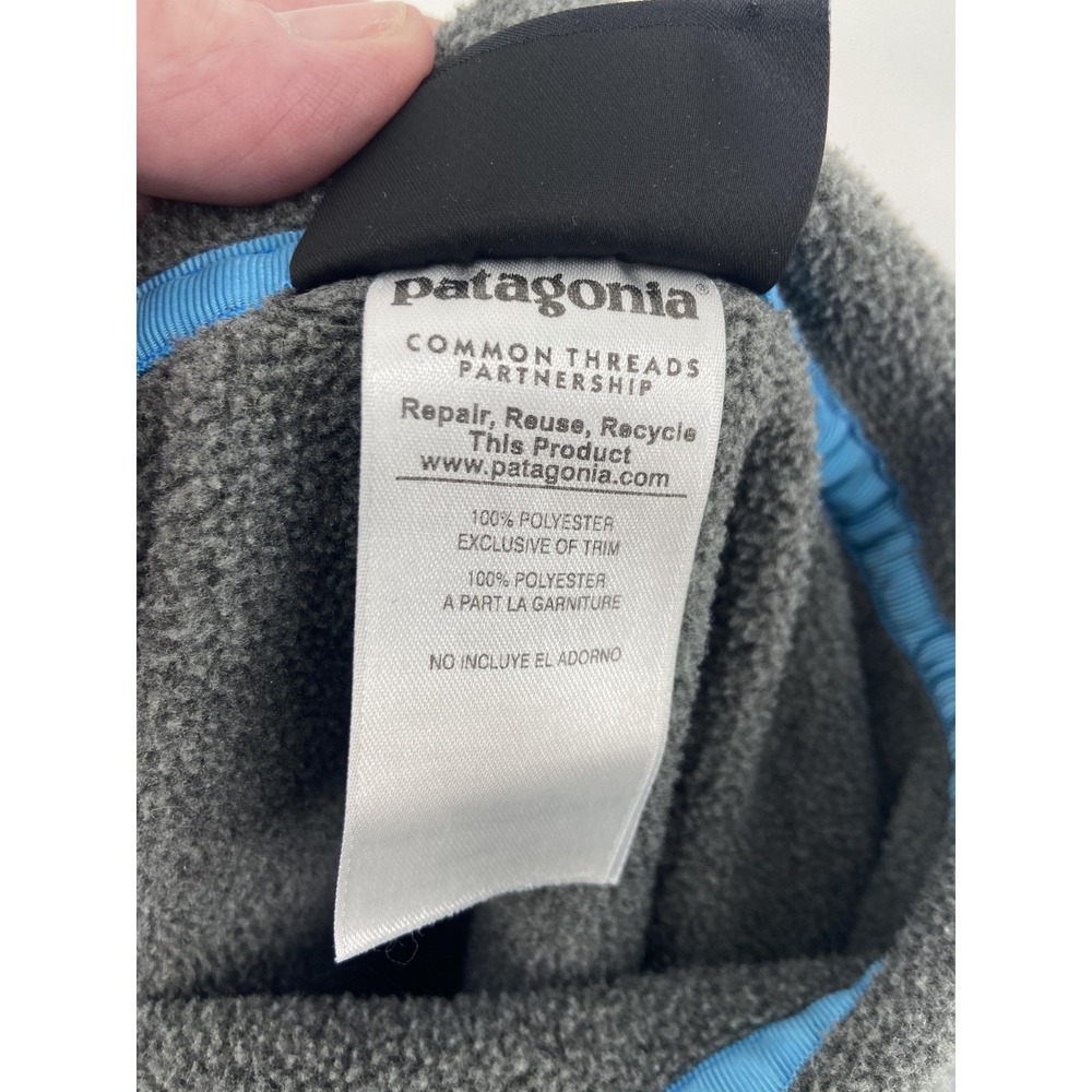 Patagonia Synchilla Jacket Womens Medium Gray Fleece Snap-T Pullover Outdoor - Picture 10 of 11